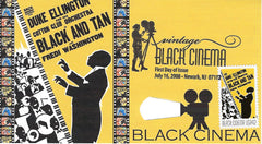 Black and Tan Vintage Black Cinema First Day Cover