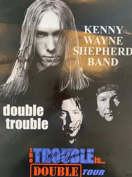 Kenny Wayne Shepherd Band signed poster