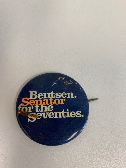 Bensten Senator for the Seventies pin