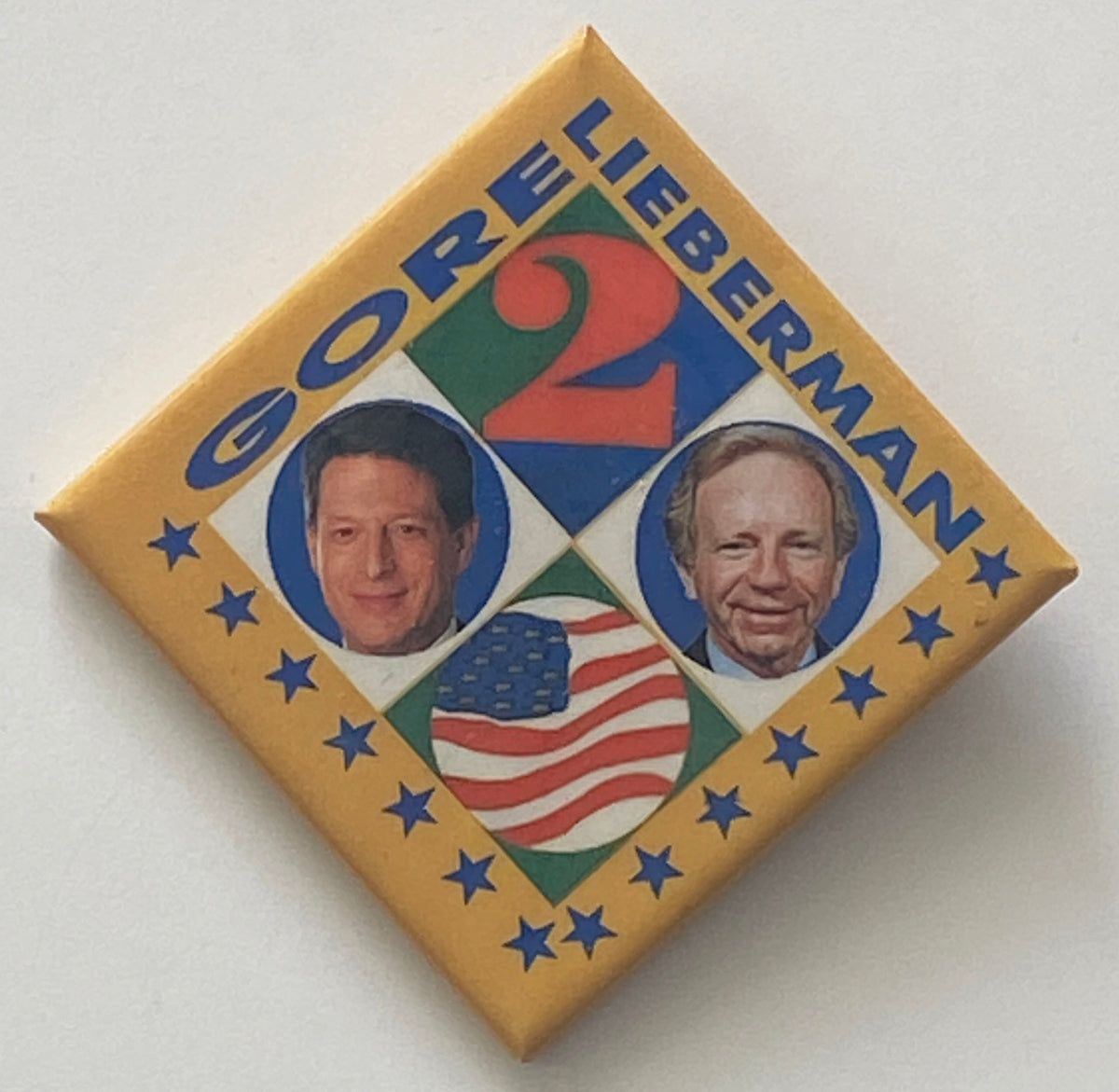 Al Gore campaign pin