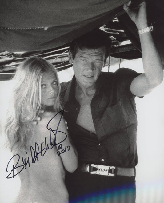 Bond Girl Britt Ekland signed movie photo