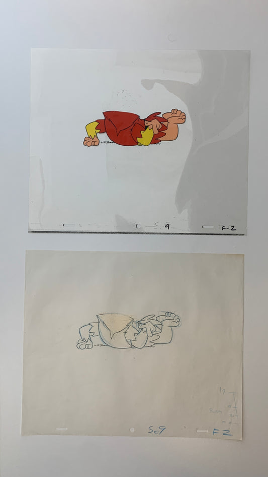 The Flintstones original artwork for cartoon