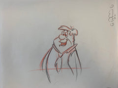 The Flintstones original hand drawn artwork for cartoon