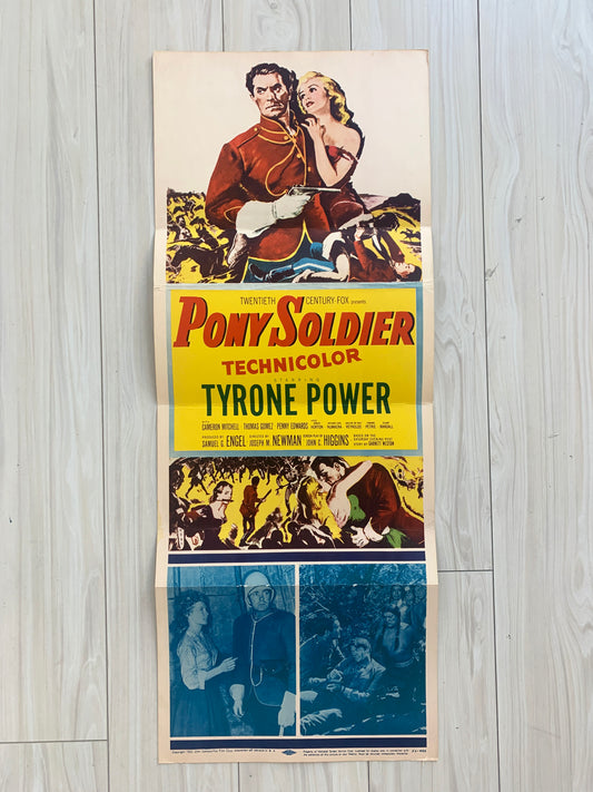 Pony Soldier original 1952 vintage movie poster