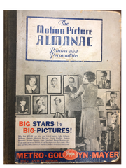 The Motion Picture Almanac vintage hardcover book