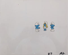 The Smurfs Original Animation Cel