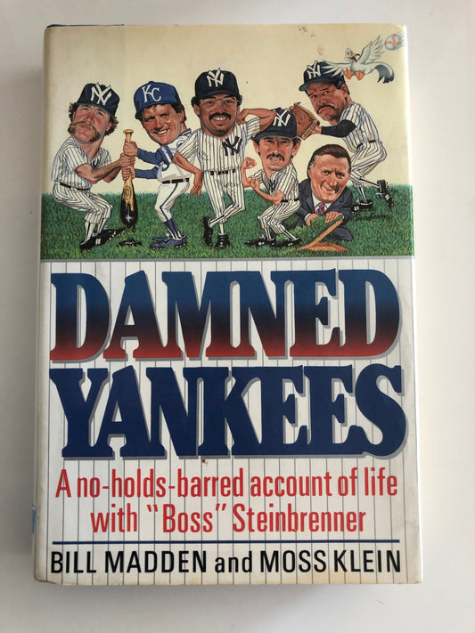 Damned Yankees Bill Madden signed book