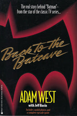 Back to the Batcave Adam West signed book