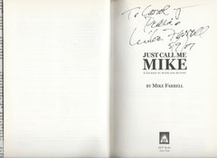 Mike Farrell signed book