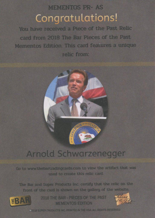 Arnold Schwarzenegger relic