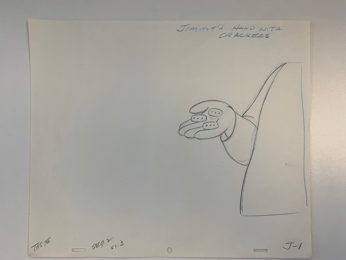 The Flintstones original hand drawn artwork for cartoon