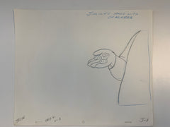 The Flintstones original hand drawn artwork for cartoon