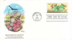 Beavertail Cactus FDC