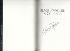 Black Profiles in Courage Kareem Abdul-Jabbar signed book