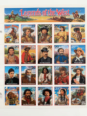 1994 29c Legends of the West, Sheet of 20 Stamps #2869