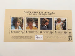 Ascension Island Diana Princess of Wales commemorative stamp set