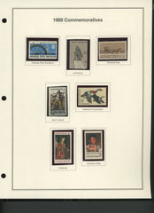 1968 United States Commemorative Stamp Set