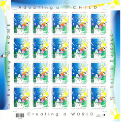 Adopting a Child USA Stamp Sheet