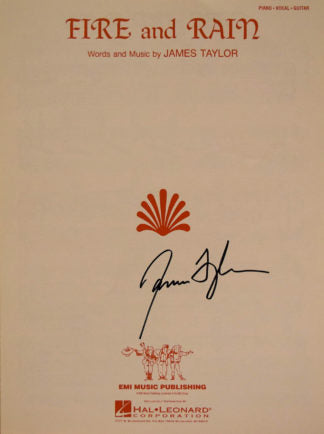 Taylor, James  James Taylor – Fire & Rain Sheet Music – 1970