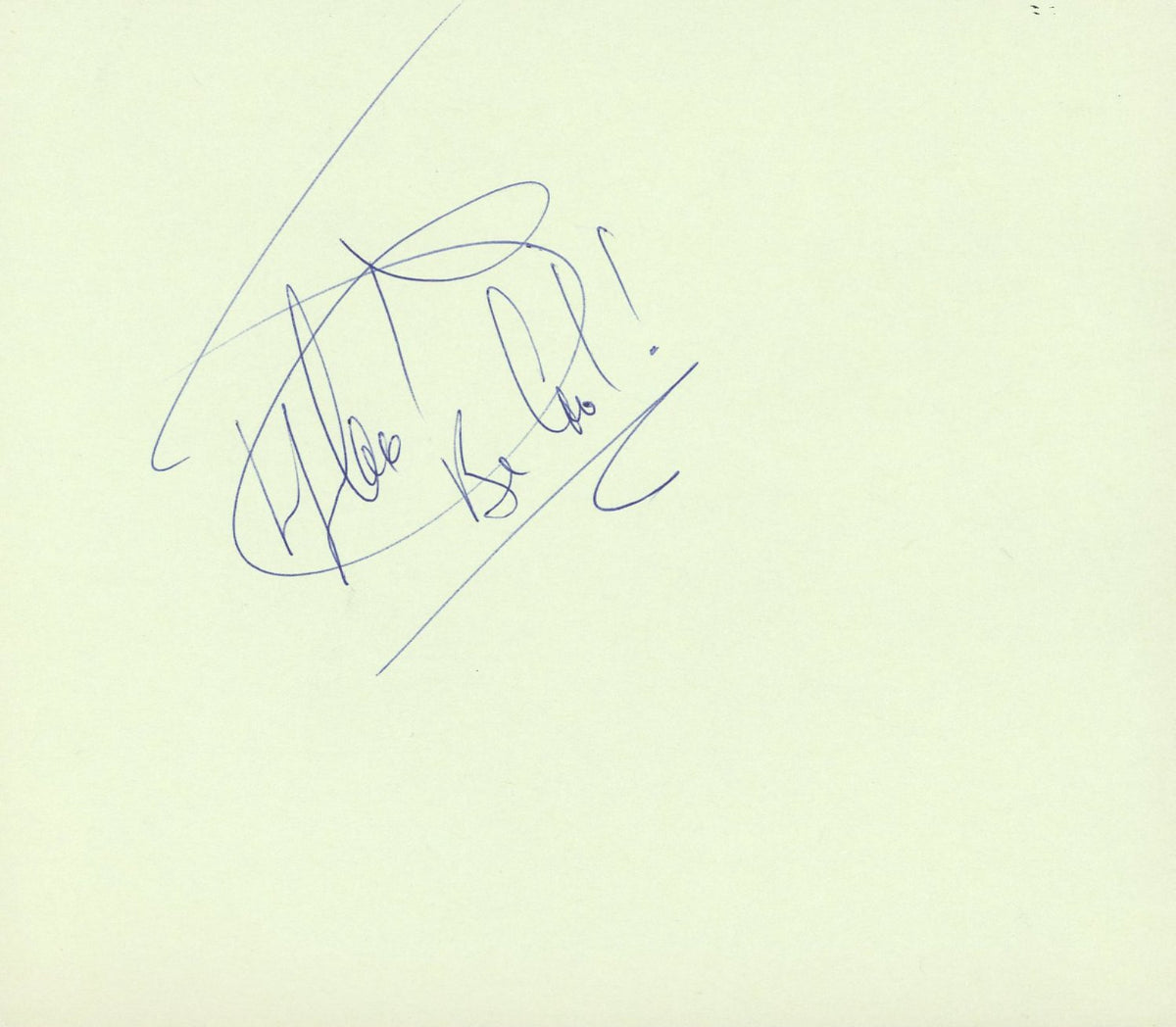 LL Cool J original signature