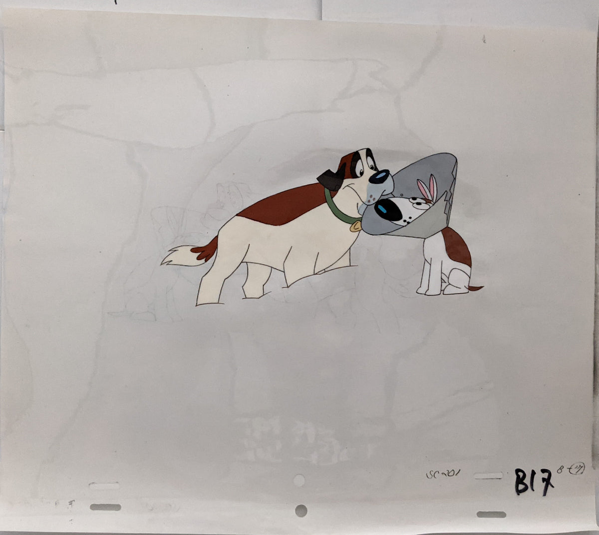 Beethoven Original Animation Art Cel