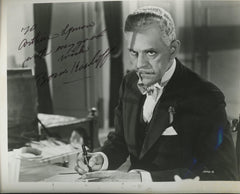 Boris Karloff signed photo