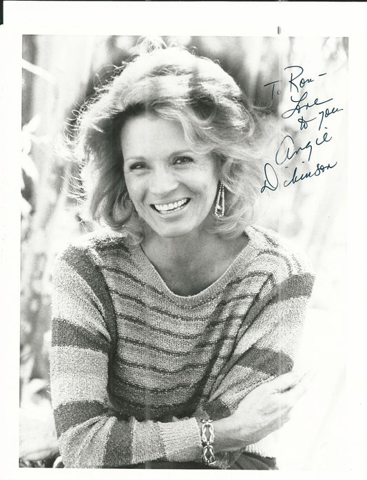 Angie Dickinson Signed Photo