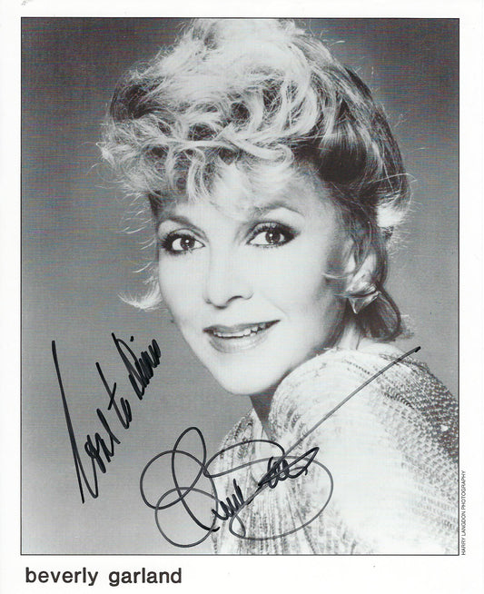 Beverly Garland signed photo