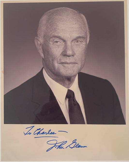 Astronaut John Glenn signed photo. GFA Authenticated