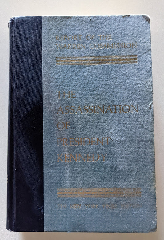 Gerald Ford Signed Warren Commission Report The Assassination of President Kennedy Book