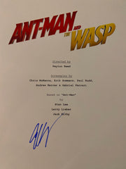 Ant-Man and the Wasp signed script cover