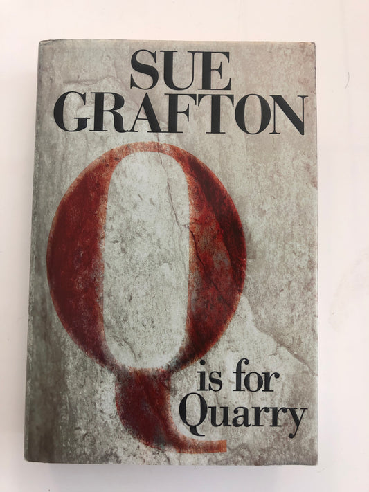 Sue Grafton Q is Quarry signed book