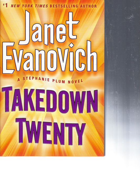 Takedown Twenty: A Stephanie Plum Novel Janet Evanovich signed book