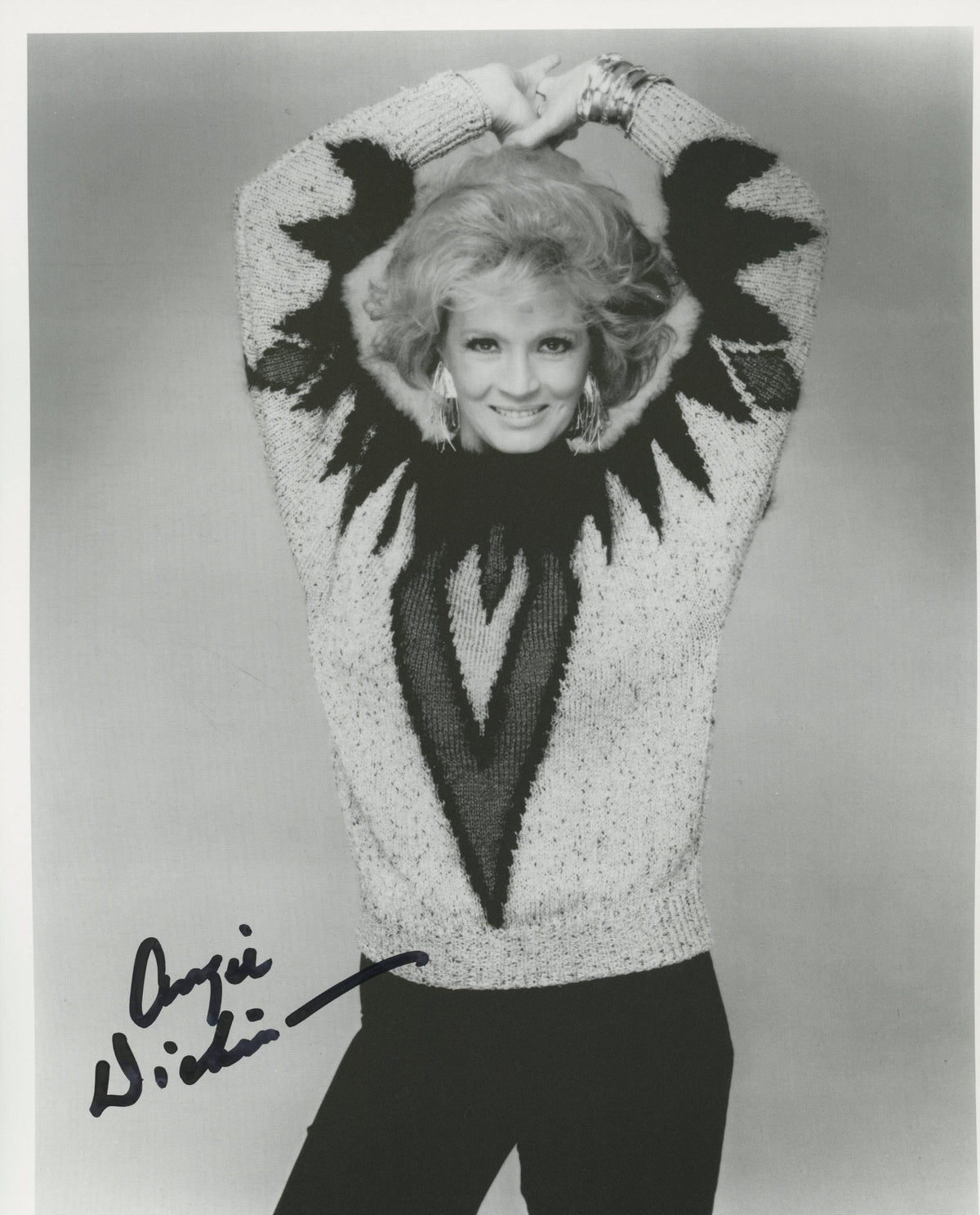 Angie Dickinson signed photo