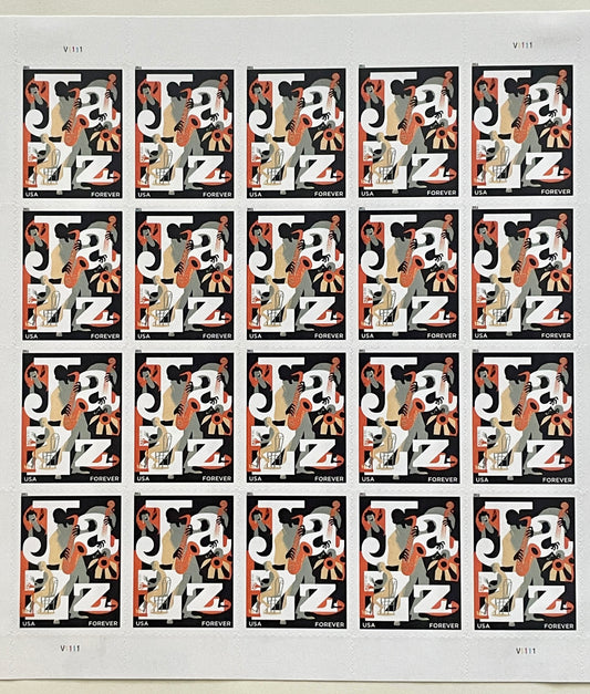 2011 Jazz stamp set of 20