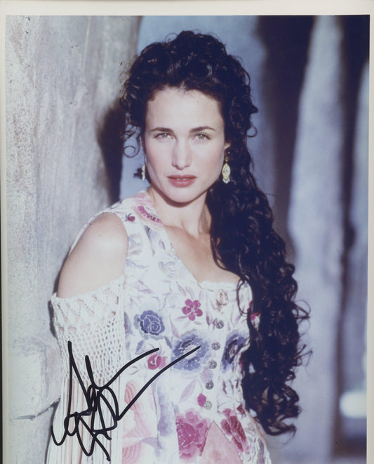 Andie MacDowell "Bad Girls" signed movie photo