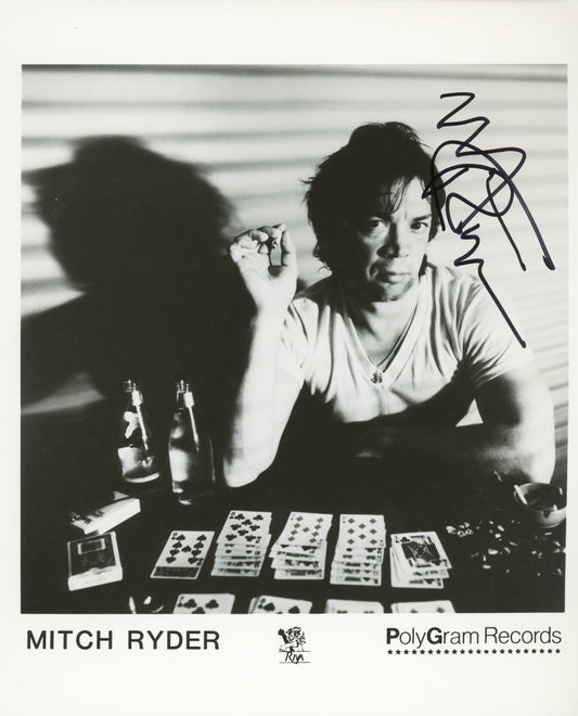 Mitch Ryder signed photo