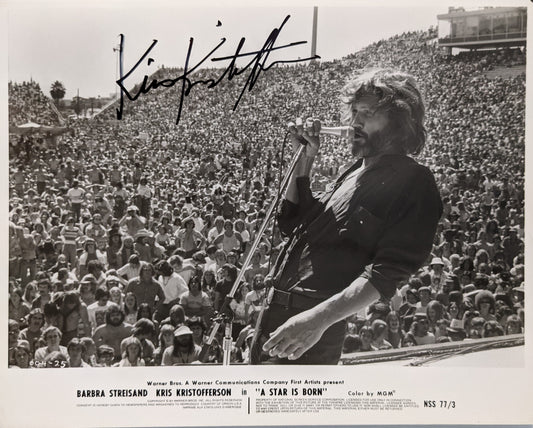 A Star is Born Kris Kristofferson signed photo