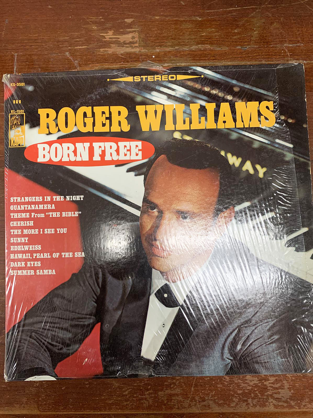 Roger Williams Born Free Album