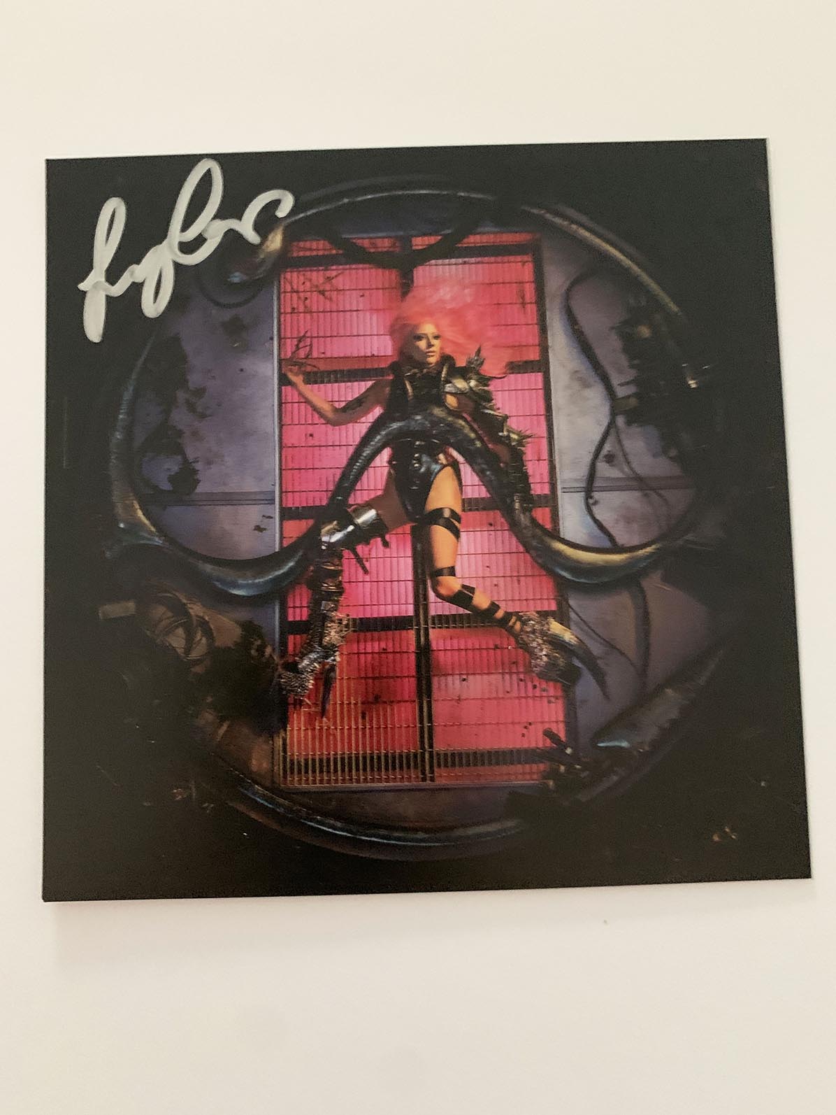 Lady Gaga signed CD insert