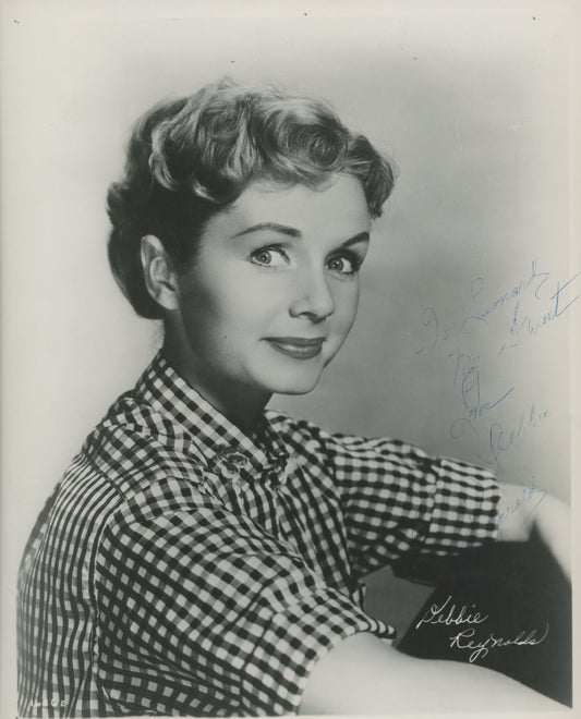 Debbie Reynolds signed photo