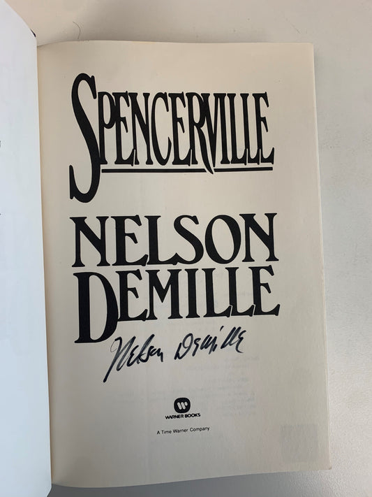 Spencerville Nelson DeMille signed first edition book