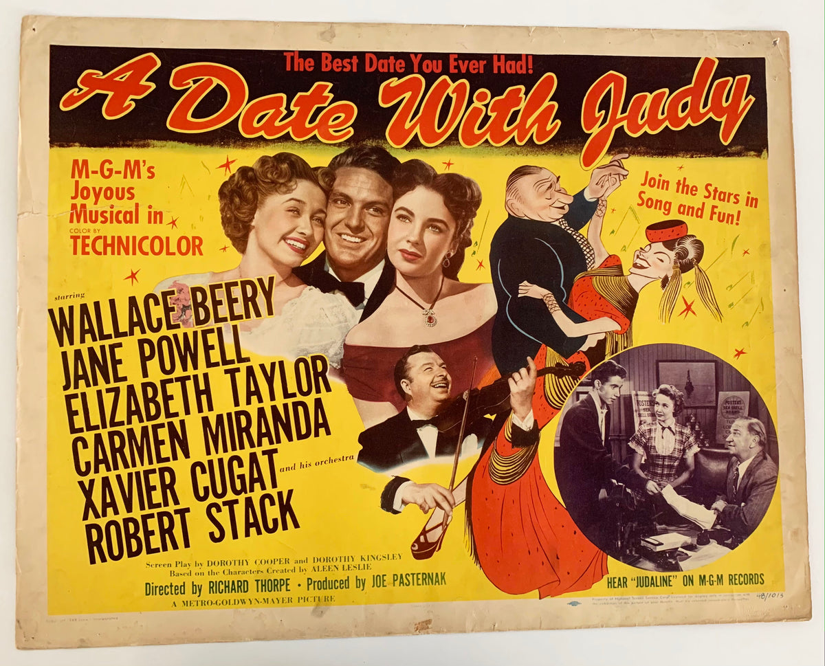 A Date with Judy vintage movie poster