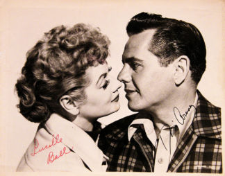 Arnaz, Desi and Ball, Lucille  8 x 10 Black and White Photo