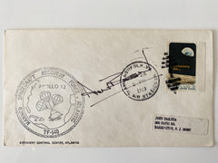 Apollo 12 Manned Spacecraft Recovery Force Atlantic TF-140 NORFOLK 1969 First Day Cover signed by Allen Bean