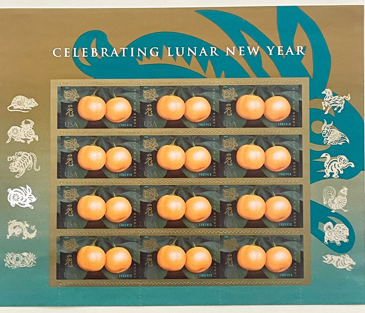 2011 Celebrating Lunar New Year stamp set of 12