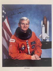 Astronaut John Casper signed photo