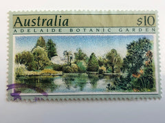 1989 $10 Australia Adelaide Botanic Garden Stamp