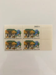 1977 13c First Civil Settlement: Alta, California Plate Block of Stamps