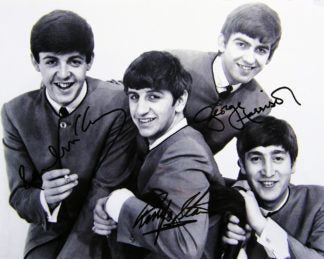 Beatles  8 x 10 Black and White Photo